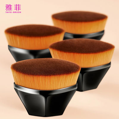 購入 55 ファンデーション ブラシ フラット ベーガン 合成 メイク ブラシ シングルファンデーション ブラシ 肌に優しい オンライン製造