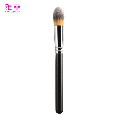 購入 A31 プライベート・レーベル 炎状の柔らかいナイロンヘア付きのふわふわ Foundation Brush オンライン製造