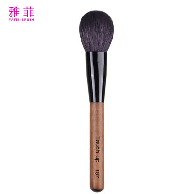 購入 T07 OEM/ODM ロゴ 羊 天然毛 粉紅化粧ブラシ 銅管 木柄 手作り オンライン製造