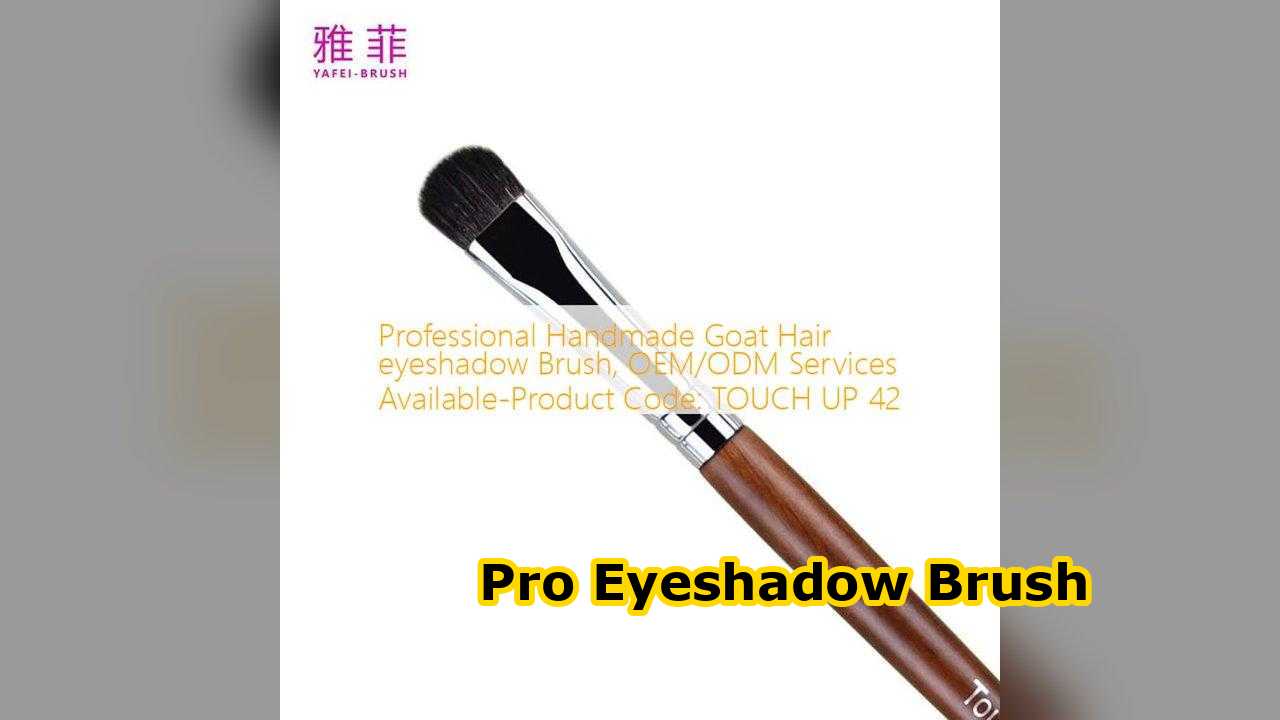 プロフェッショナルハンドメイド山羊毛アイシャドウブラシ、OEM/ODMサービス利用可能 - 製品コード：TOUCH UP 42